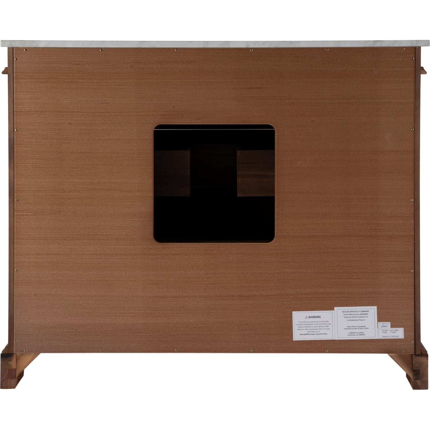 006 SI-2334009 | Additional Silo | Rachelle 42" Bathroom Vanity Set by Butler Specialty Company. Made from mdf, acacia, acacia veneer, ceramic, carrara marble in a unique style.