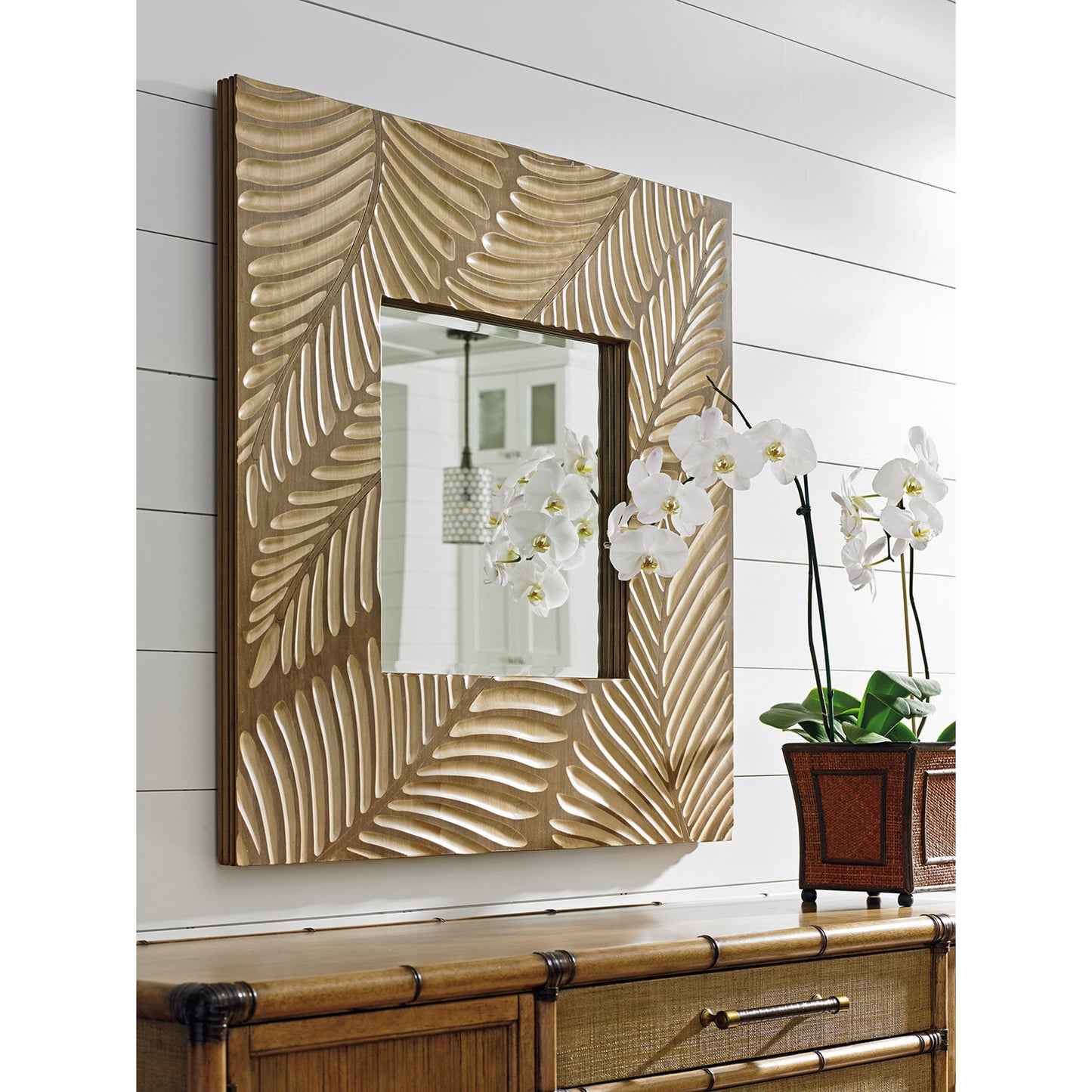002 SR-836109 | Additional Silo | Freeport Square Mirror by Tommy Bahama Home. Made from unique in a coastal style.