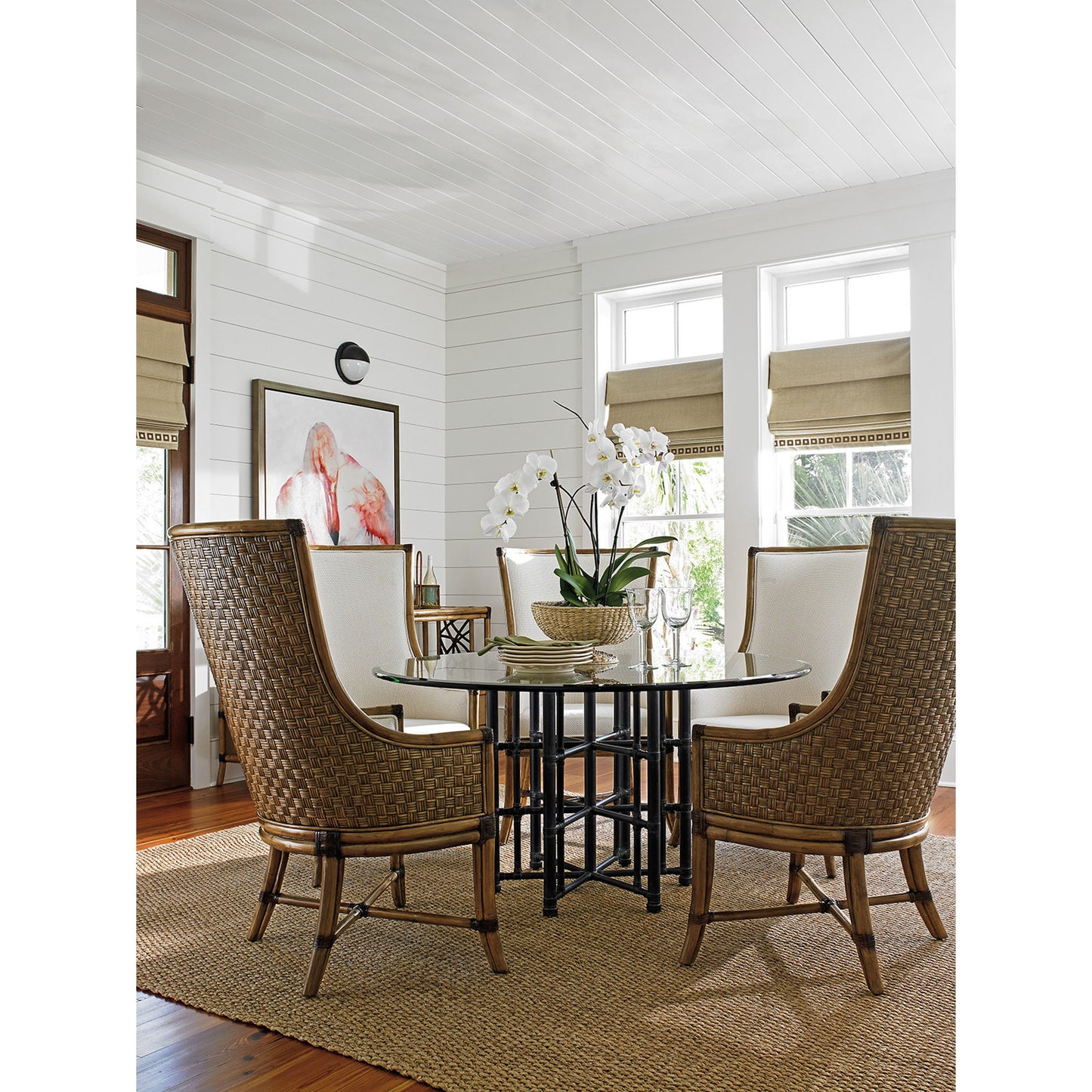 004 SR-835942 | Lifestyle | Balfour Host Chair by Tommy Bahama Home. Made from unique in a coastal style.