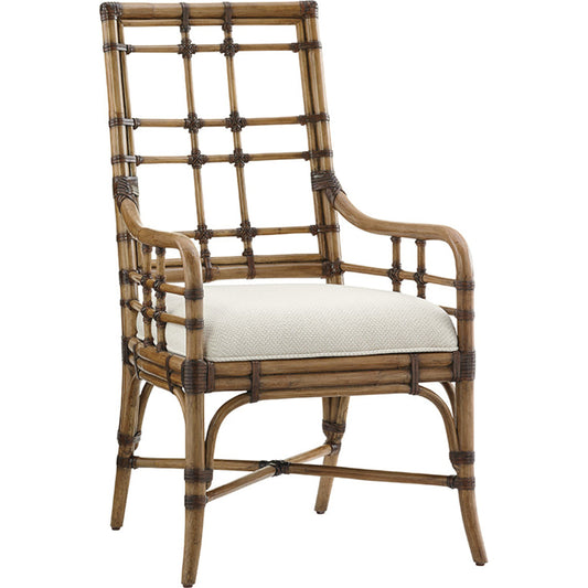 Seaview Arm Chair by Tommy Bahama Home. Made from unique in a coastal style.