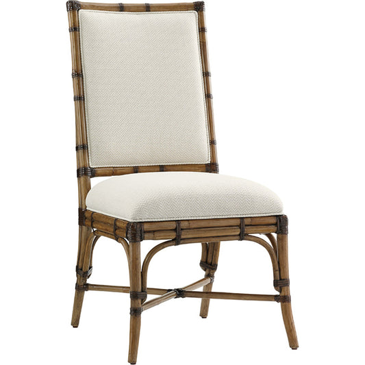 Summer Isle Upholstered Side Chair by Tommy Bahama Home. Made from unique in a coastal style.