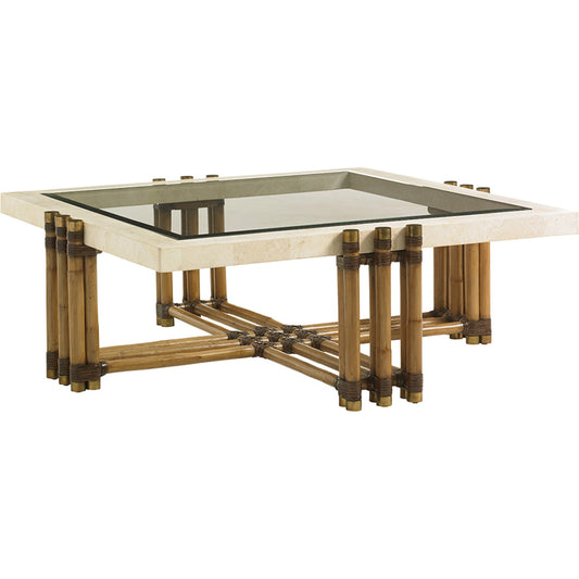 Weston Cocktail Table by Tommy Bahama Home. Made from unique in a coastal style.
