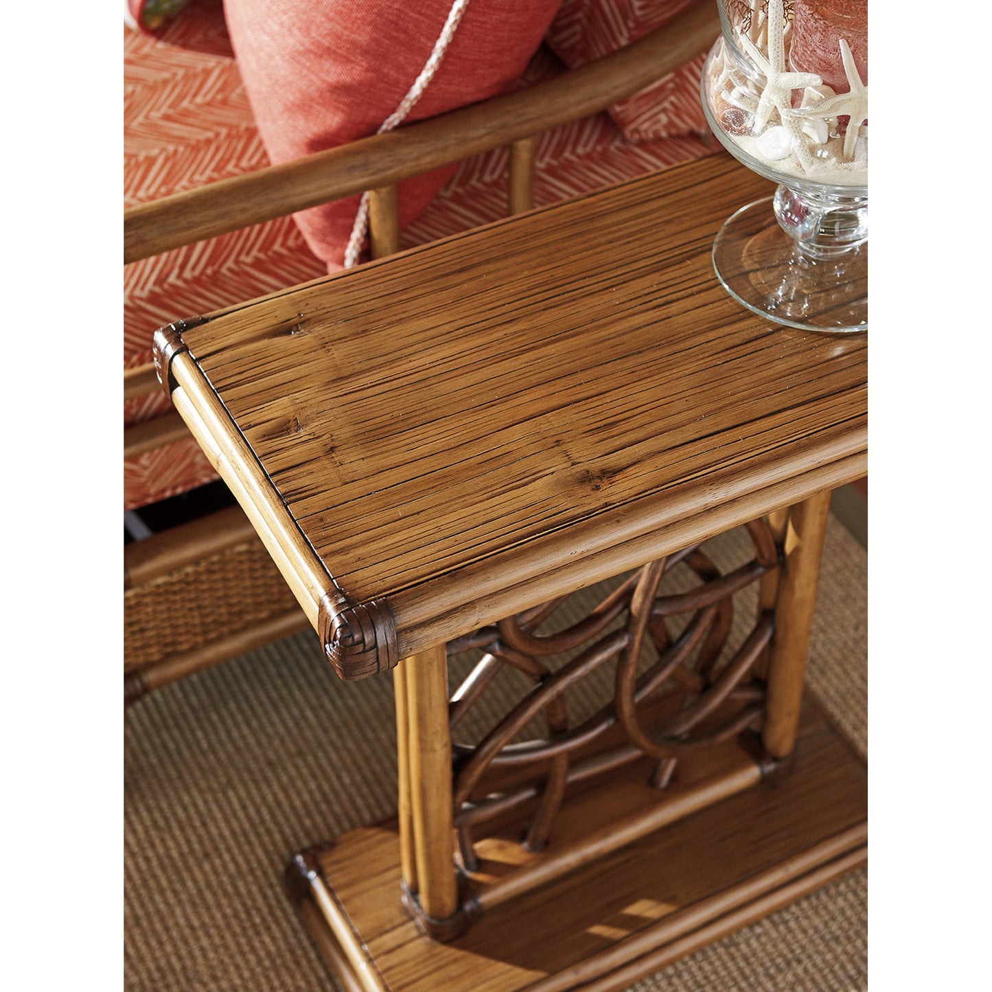 005 SR-835917 | Lifestyle | Angler Accent Table by Tommy Bahama Home. Made from unique in a eclectic & global style.