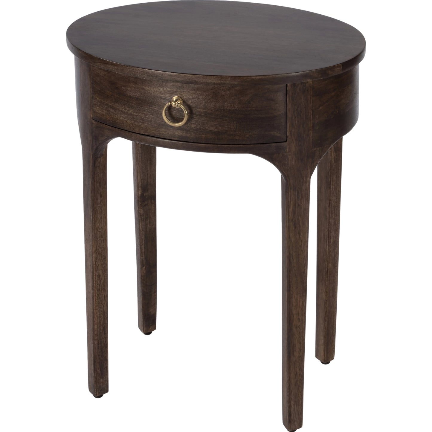 001 SI-1822234 | Additional Silo | Alinia End Table by Butler Specialty Company in dark brown and brown. Made from mango wood, mdf, iron in a modern style.