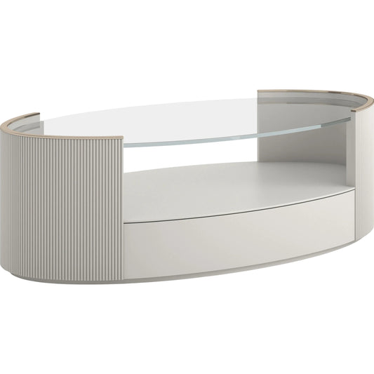 Love Oval Cocktail Table by Caracole. Made from unique in a modern style.