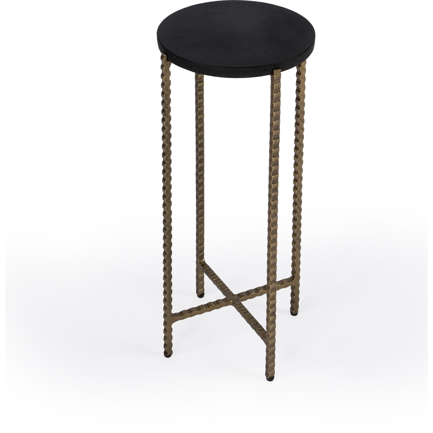 004 SI-1822343 | Additional Silo | Nigella Round Marble & Metal Accent Table by Butler Specialty Company in multi-color. Made from unique in a eclectic & global style.