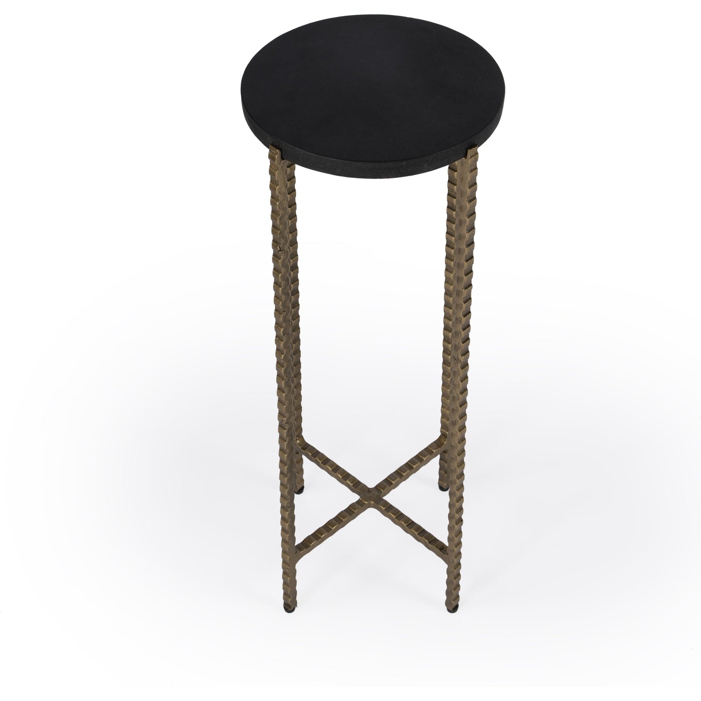 006 SI-1822343 | Additional Silo | Nigella Round Marble & Metal Accent Table by Butler Specialty Company in multi-color. Made from unique in a eclectic & global style.