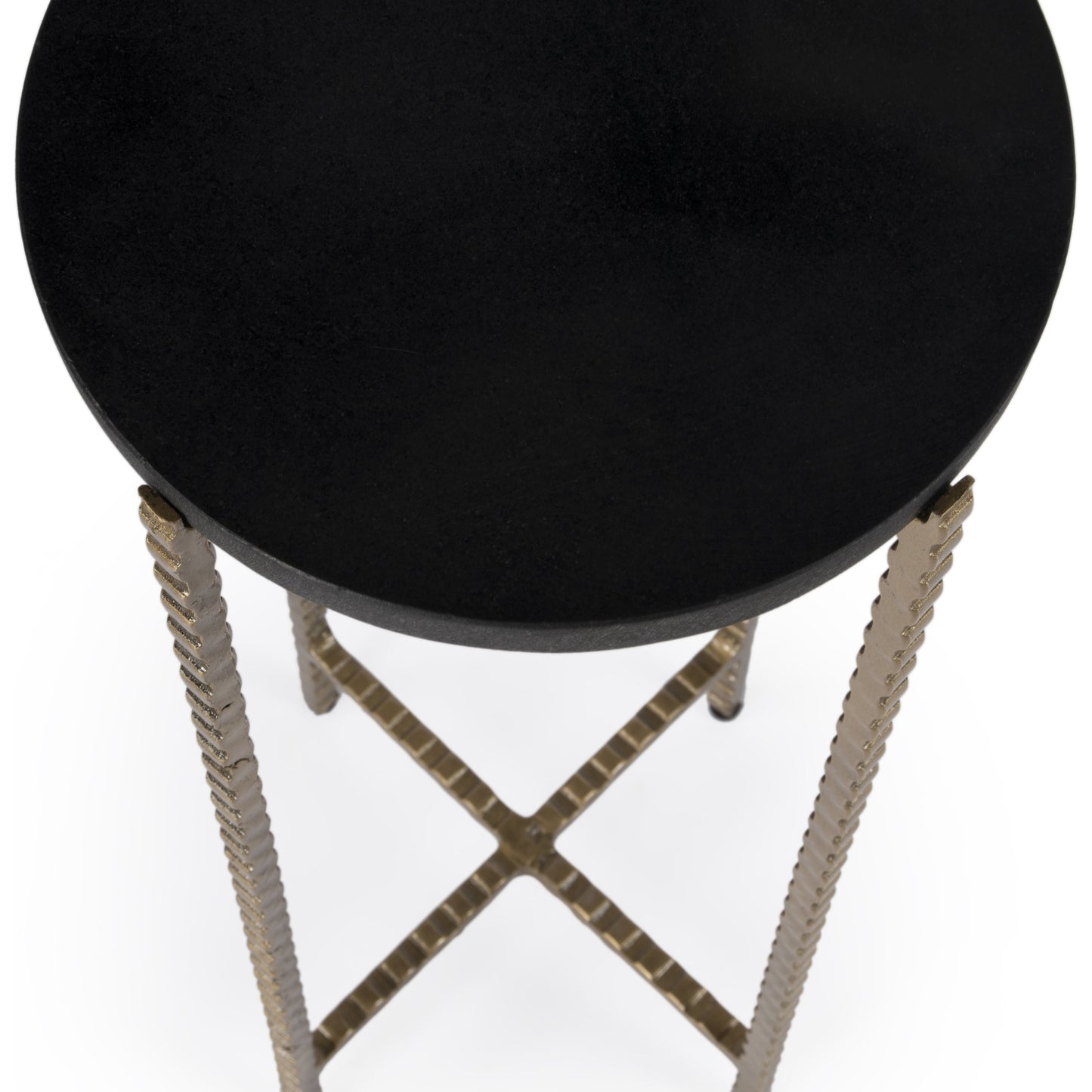012 SI-1822343 | Additional Silo | Nigella Round Marble & Metal Accent Table by Butler Specialty Company in multi-color. Made from unique in a eclectic & global style.