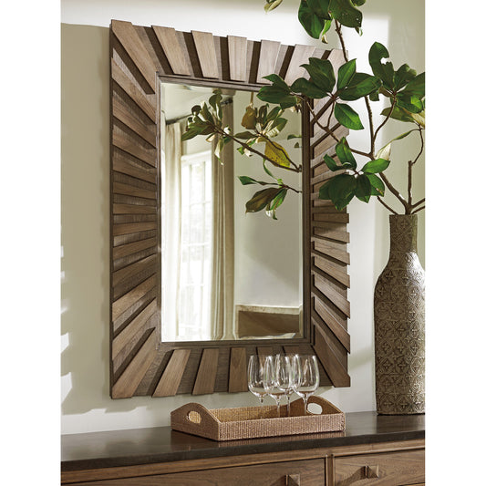 Ardley Sunburst Mirror by Tommy Bahama Home. Made from unique in a eclectic & global style.