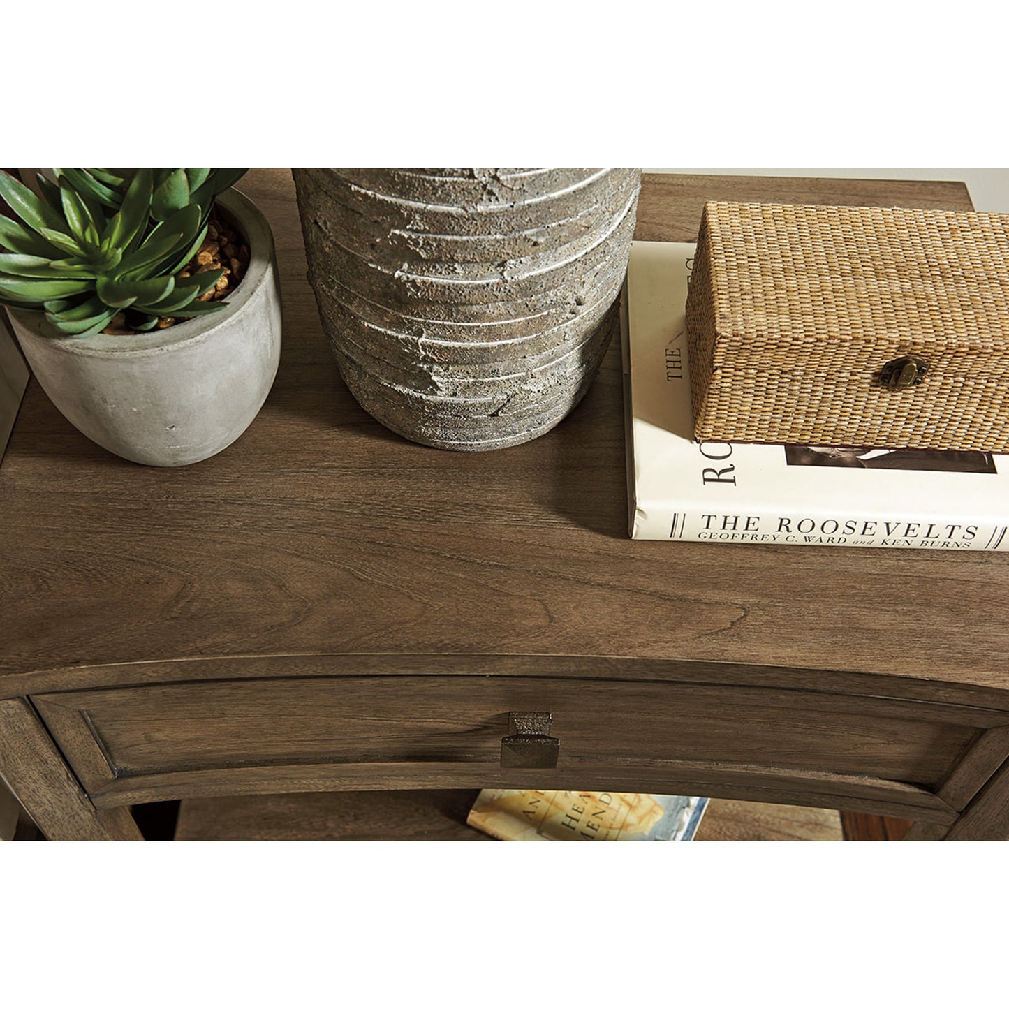 006 SR-836486 | Lifestyle | Stevenson Open Nightstand by Tommy Bahama Home. Made from unique in a rustic style.