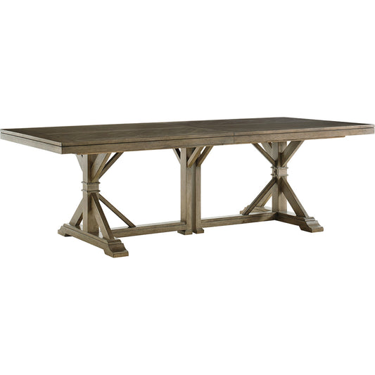 000 SR-836341 | Primary Silo | Pierpoint Double Pedestal Dining Table by Tommy Bahama Home. Made from unique in a transitional style.