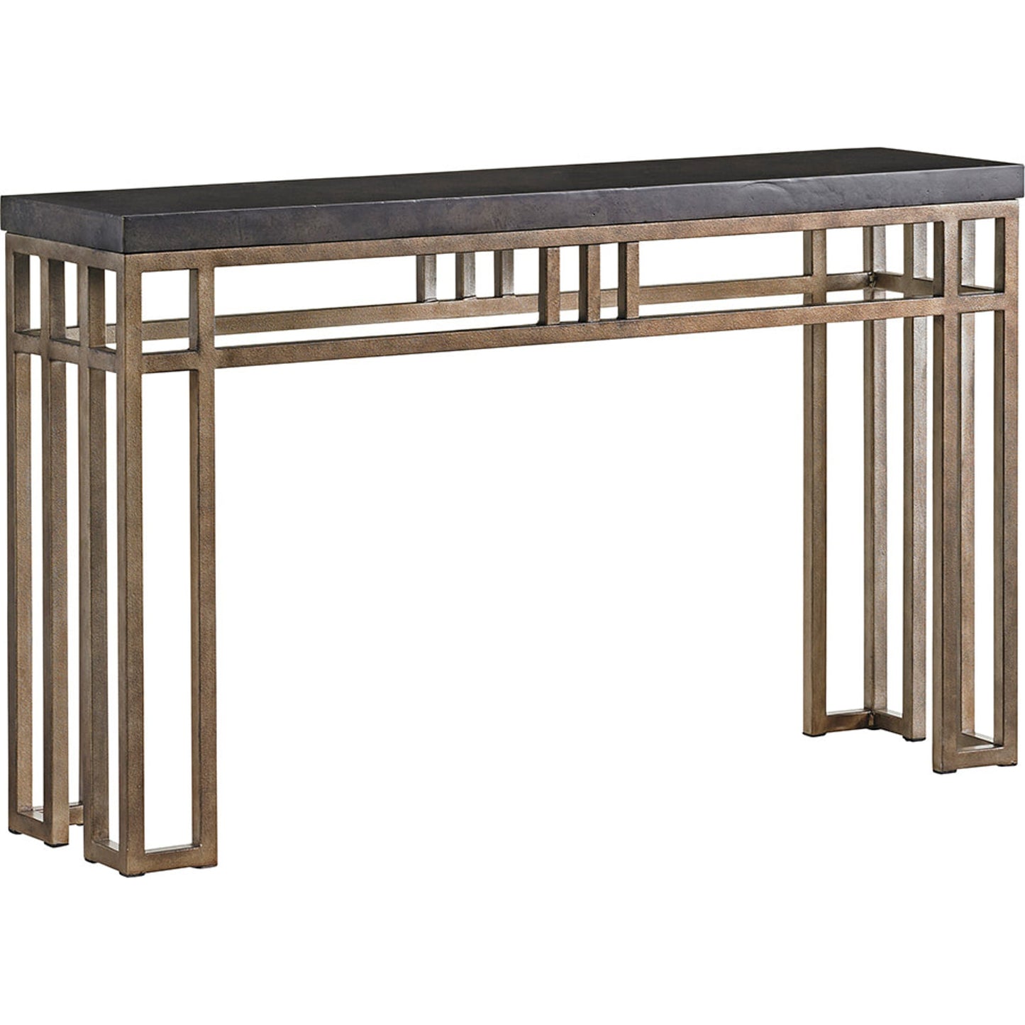 001 SR-836280 | Additional Silo | Montera Travertine Console by Tommy Bahama Home. Made from unique in a transitional style.