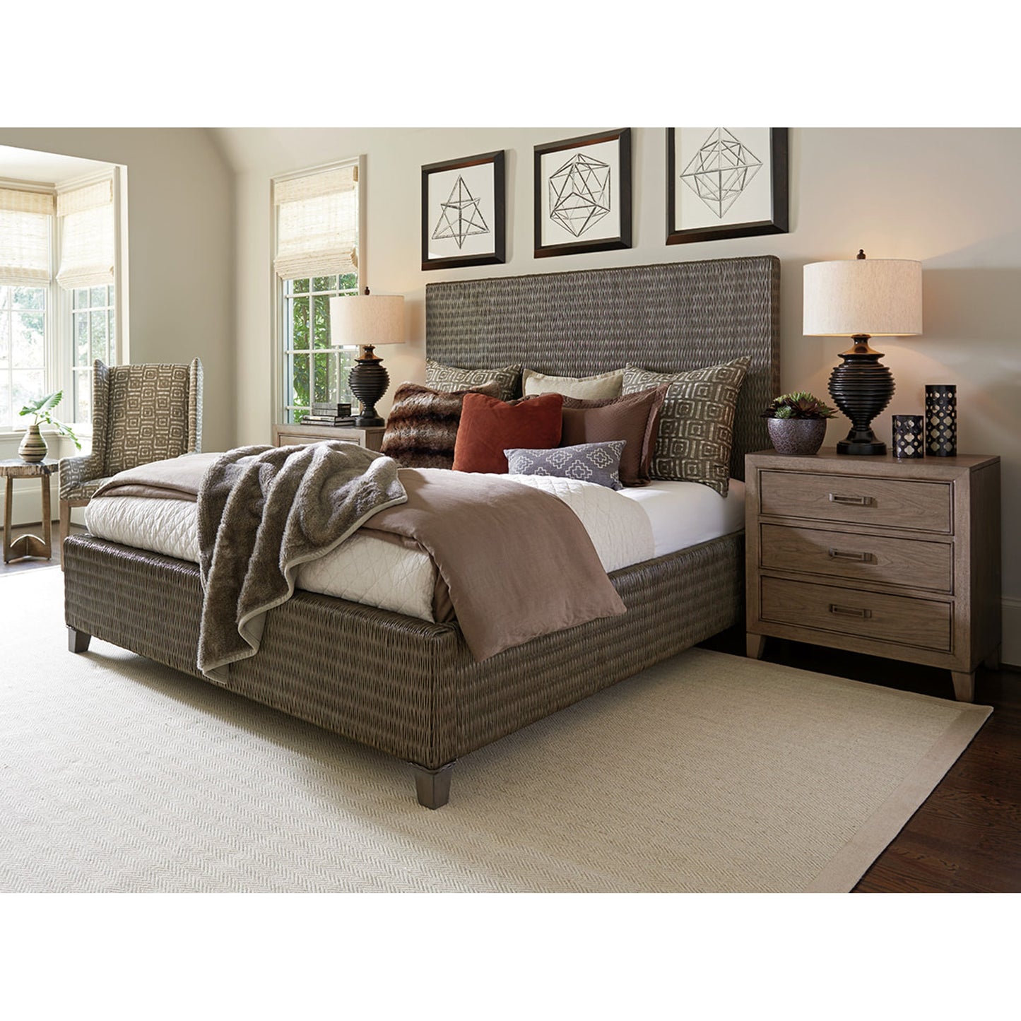 005 SR-836267 | Lifestyle | Mc Clellan Drawer Nightstand by Tommy Bahama Home. Made from unique in a transitional style.