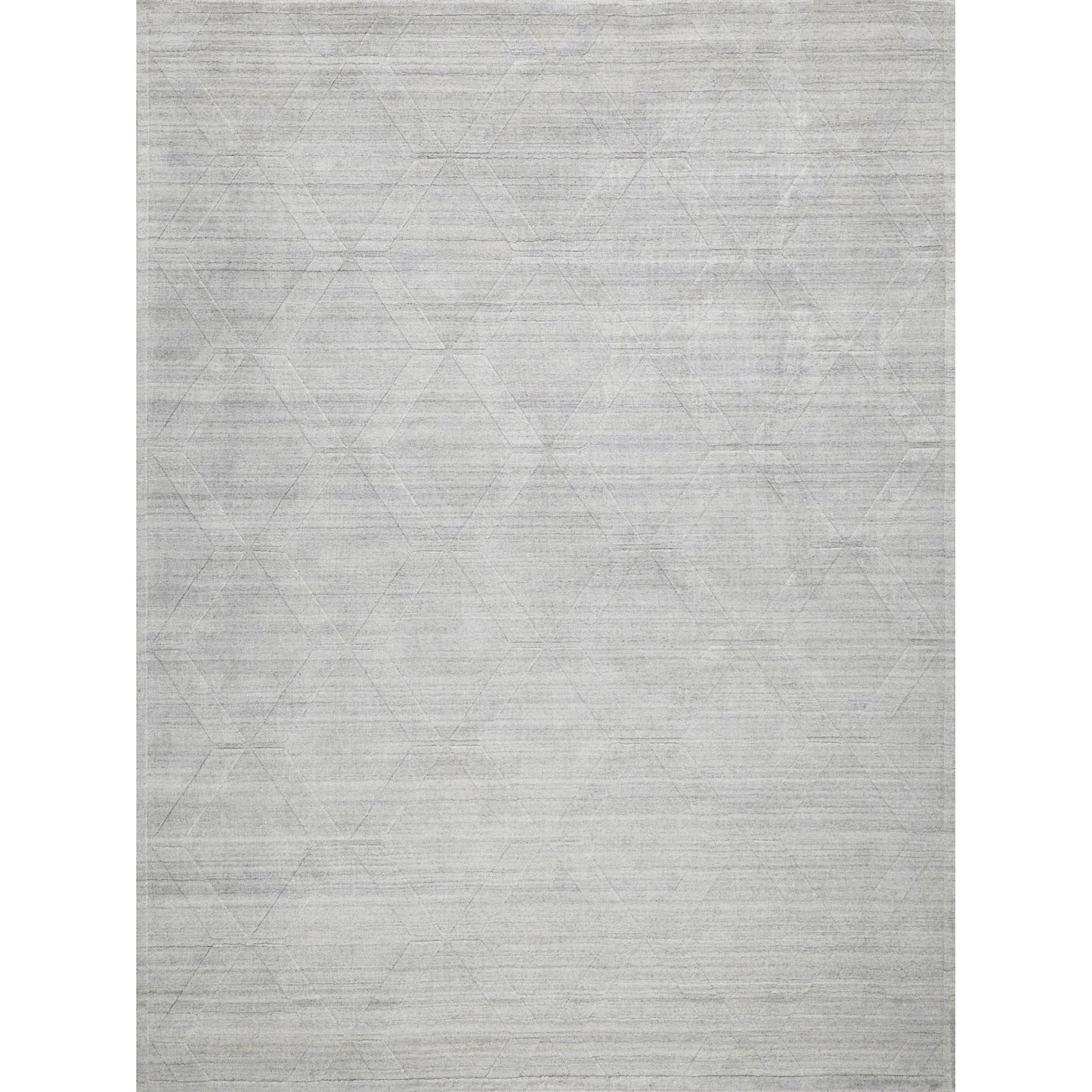 001 SI-2138094,SI-2138095,SI-2138096,SI-2138097,SI-2138098,SI-2138099,SI-2293841 | Primary Silo | Castelli 5630 Rug by Exquisite Rugs in light silver. Made from bamboo silk, new zealand wool in a unique style.