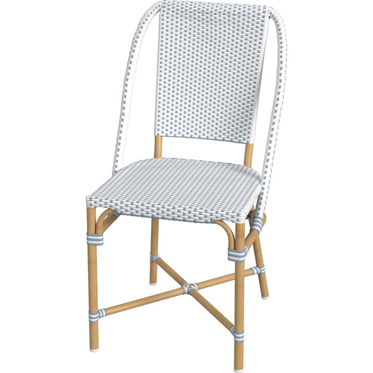 001 SI-2334026 | Primary Silo | Tobias Outdoor Dining Side Chair by Butler Specialty Company. Made from aluminum, polyurethane synthetic rattan in a eclectic & global style.