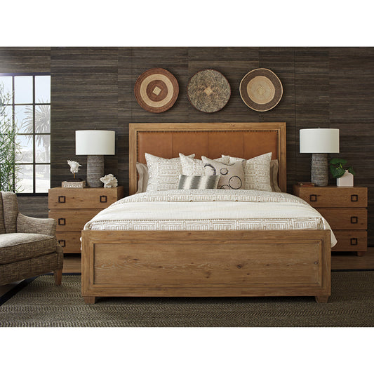 Antilles Upholstered Panel Bed by Tommy Bahama Home. Made from unique in a rustic style.