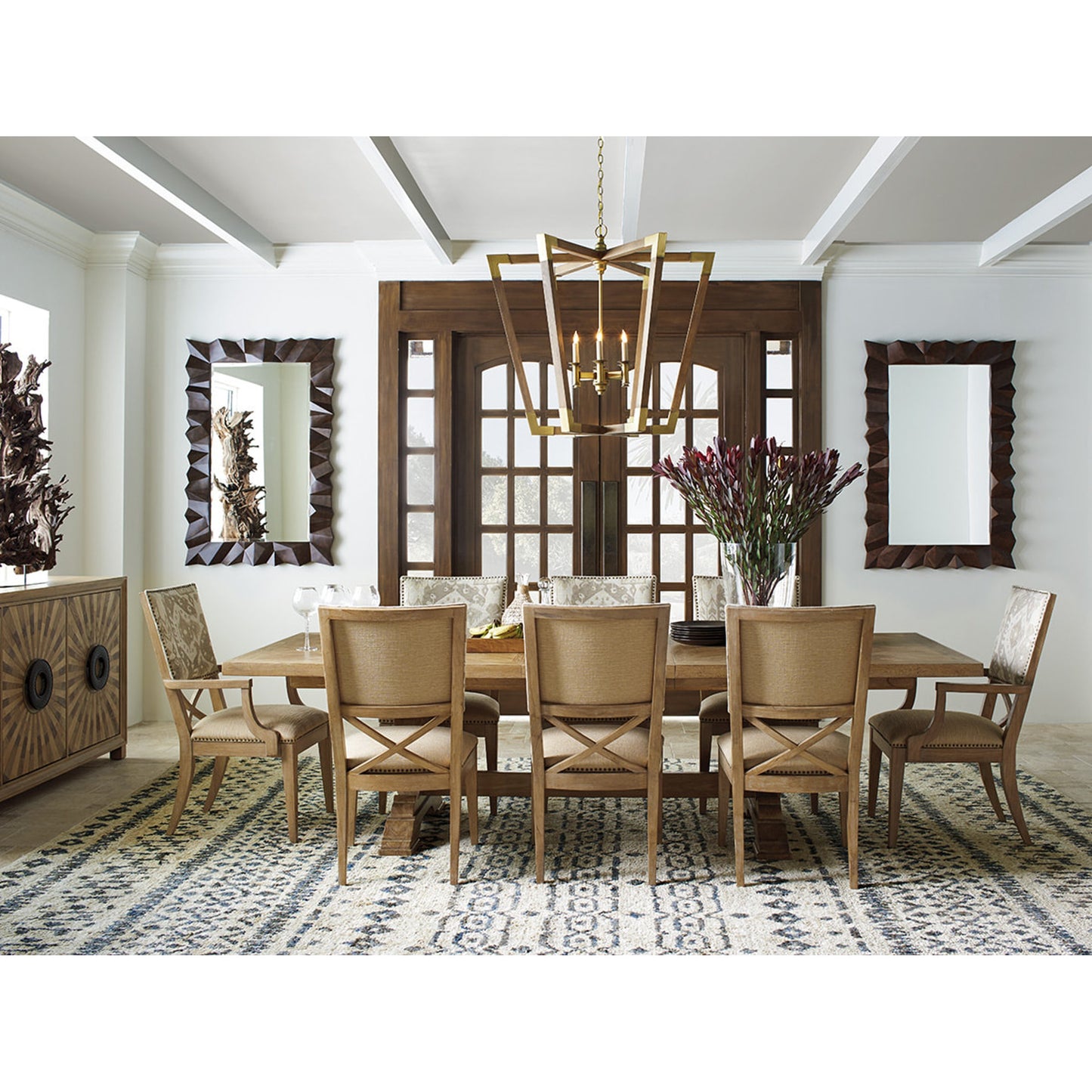 004 SR-836003 | Lifestyle | Carlisle Rectangular Mirror by Tommy Bahama Home. Made from unique in a modern style.
