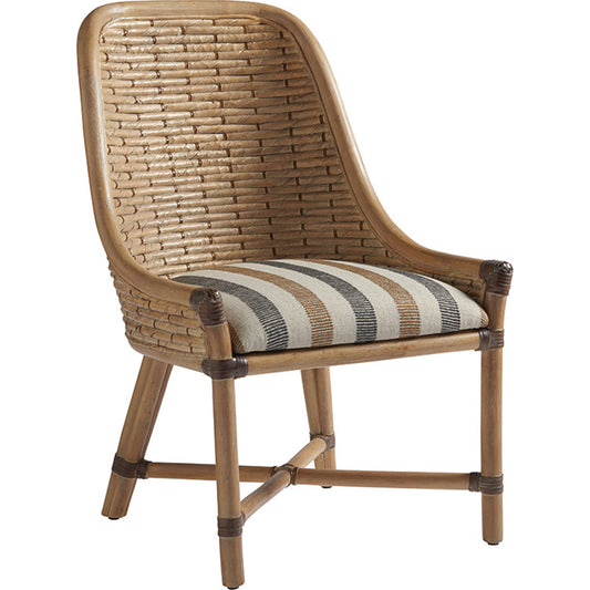 Keeling Woven Side Chair by Tommy Bahama Home. Made from unique in a coastal style.