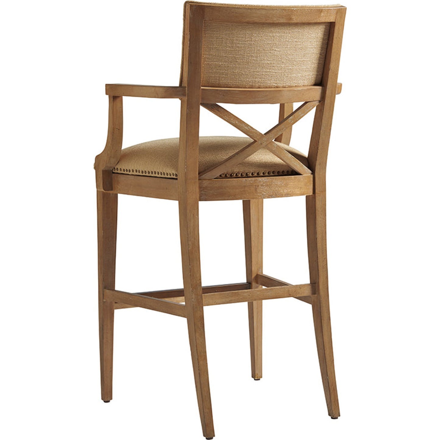 002 SR-836513 | Additional Silo | Sutherland Upholstered Bar Stool by Tommy Bahama Home in natural. Made from unique in a coastal style.