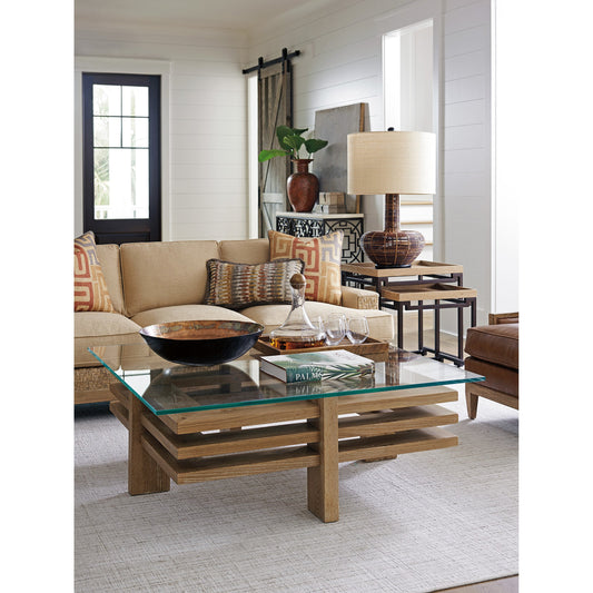Calcutta Square Cocktail Table by Tommy Bahama Home. Made from unique in a modern style.