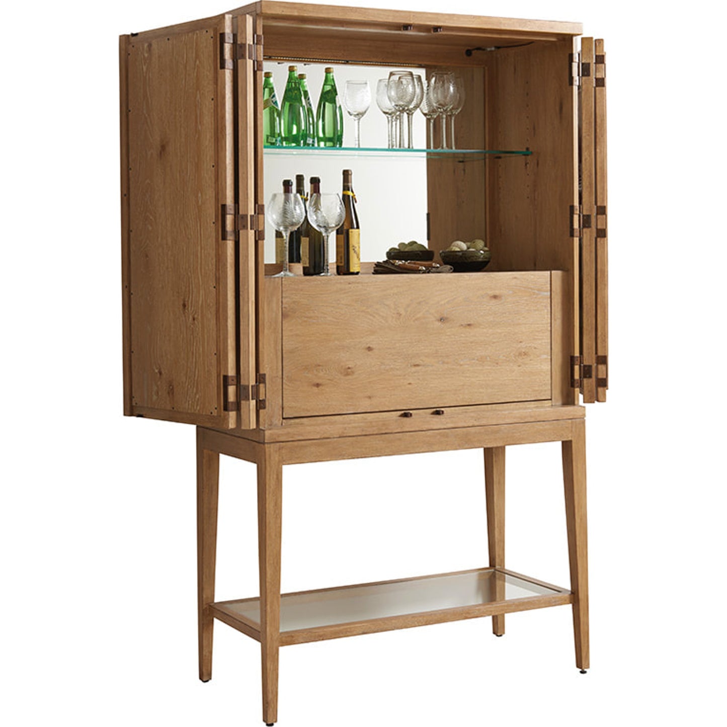 003 SR-835998 | Additional Silo | Cameroon Bar Cabinet by Tommy Bahama Home. Made from unique in a coastal style.