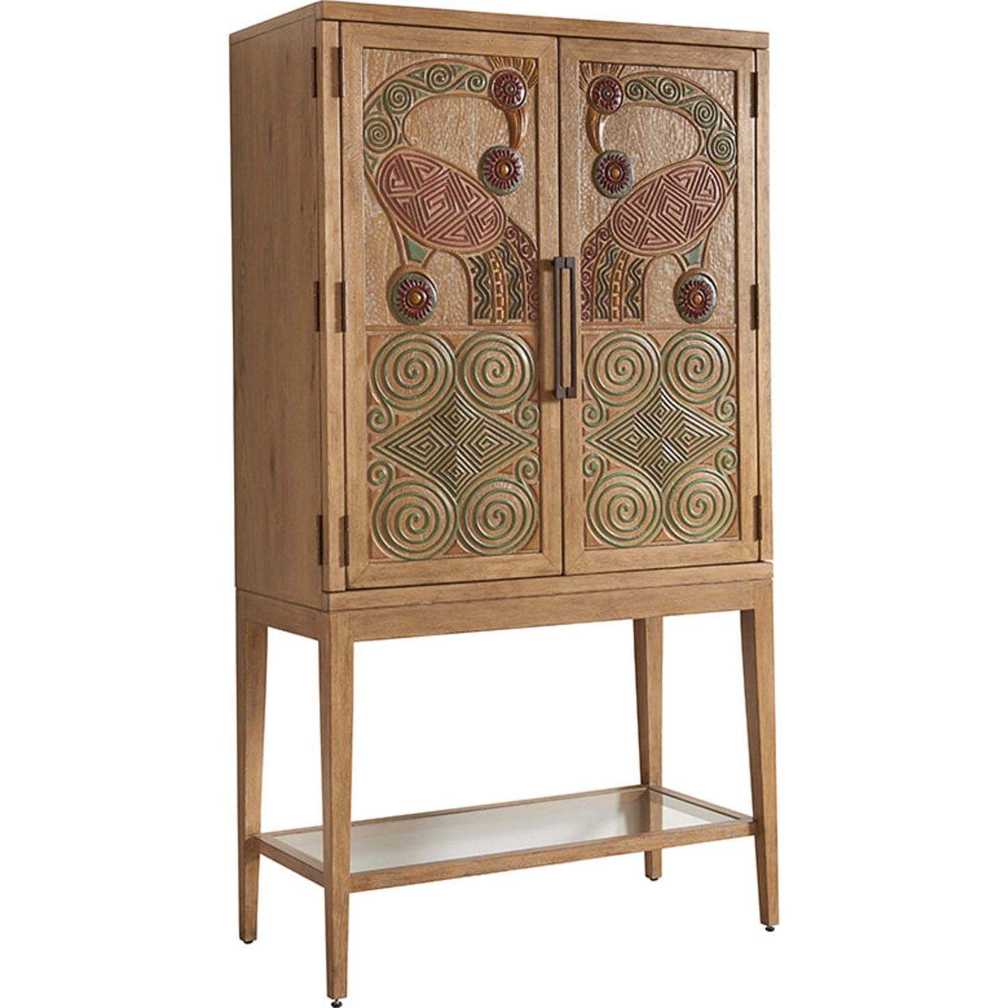 001 SR-835998 | Additional Silo | Cameroon Bar Cabinet by Tommy Bahama Home. Made from unique in a coastal style.