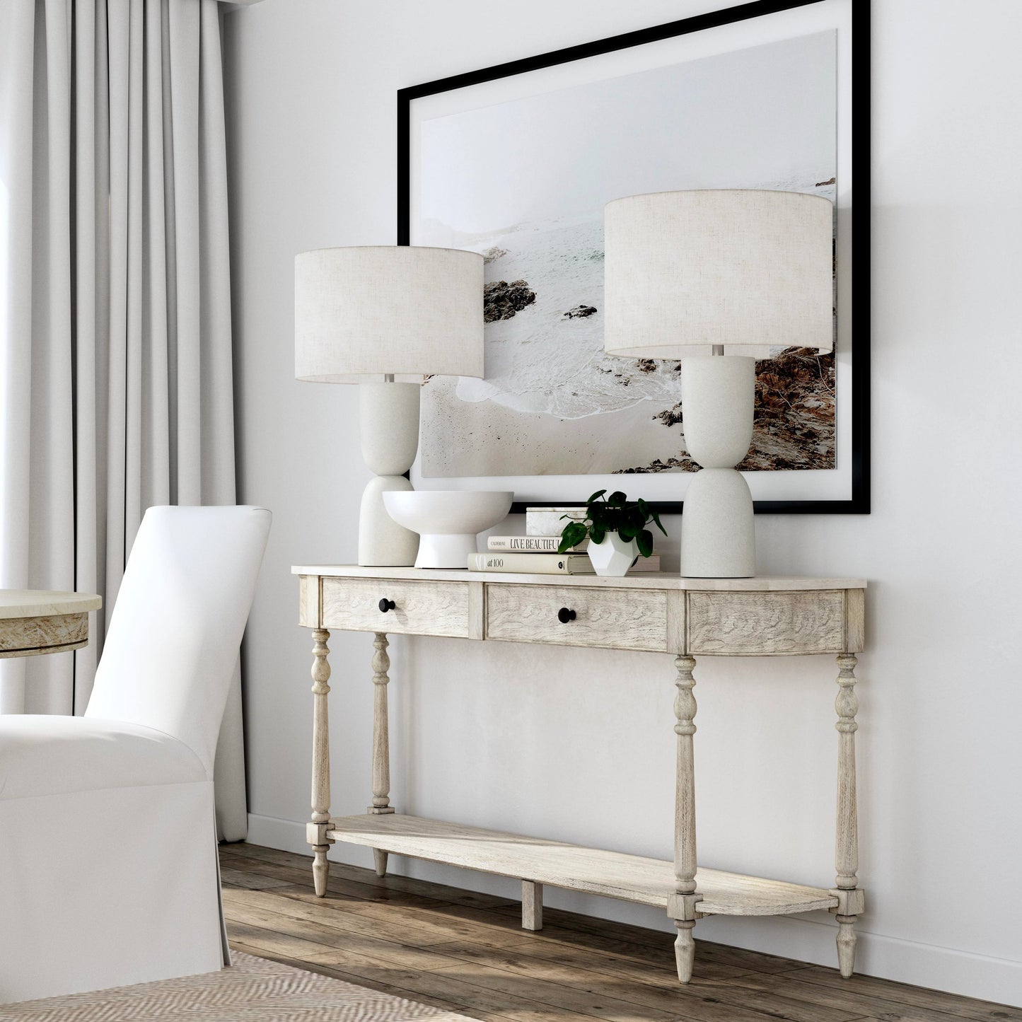 007 SI-2077774 | Lifestyle | Danielle 2 Drawer Console Table by Butler Specialty Company in gray and rustic gray. Made from marble, mahogany wood, mdf in a transitional style.
