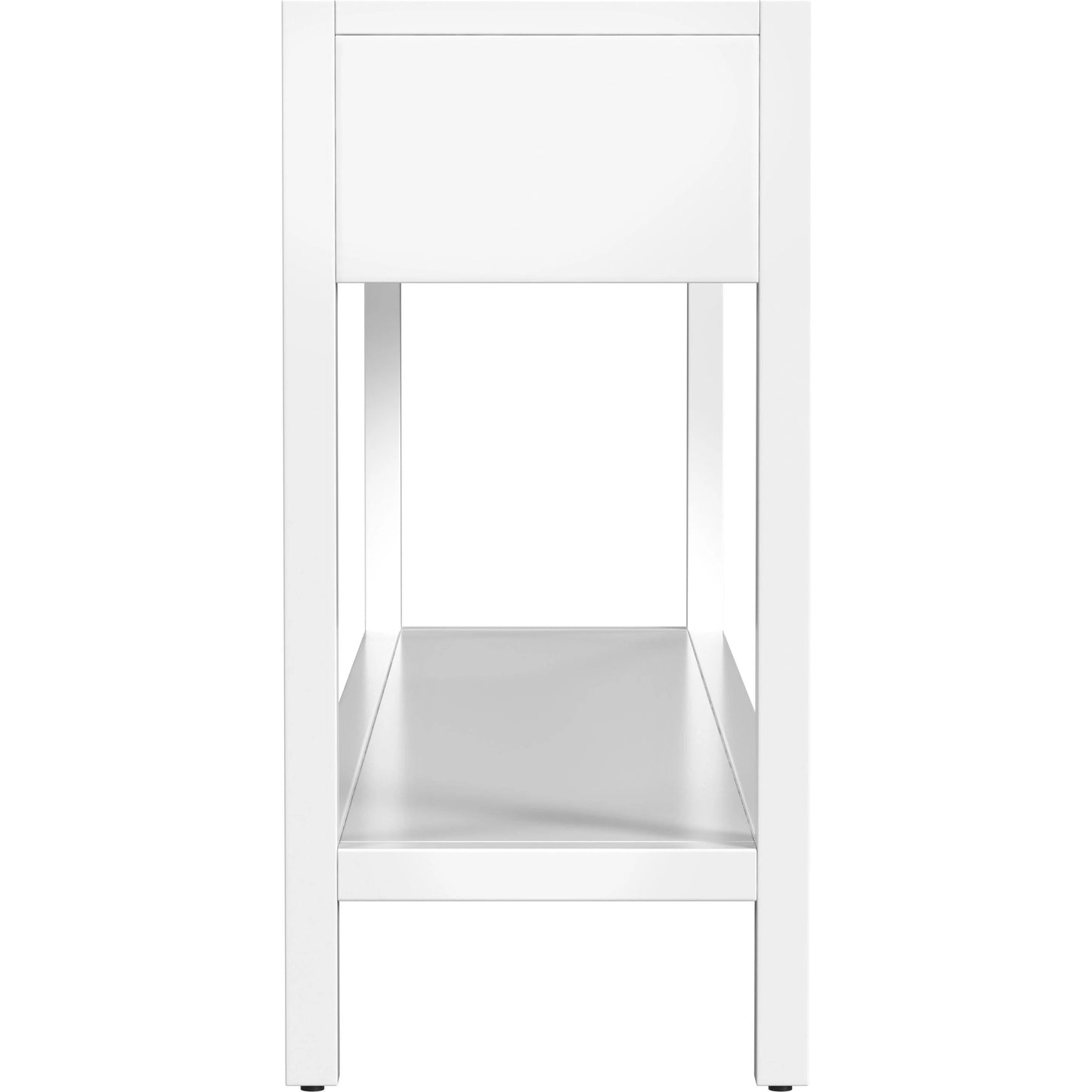 004 SI-2155872 | Additional Silo | Lark 3-Drawer Console Table by Butler Specialty Company in white. Made from acacia wood, mdf, acacia veneer in a modern style.