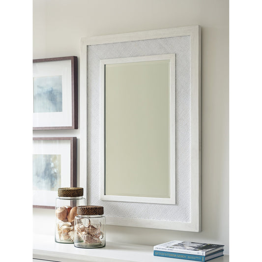 Granada Rectangular Mirror by Tommy Bahama Home in caribbean sands. Made from unique in a cottage & farmhouse style.
