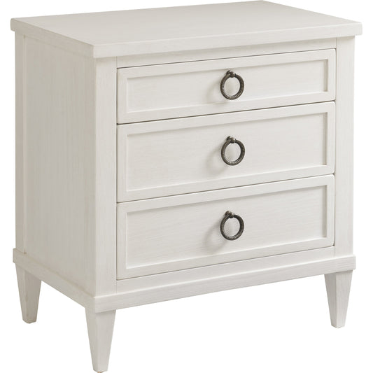 Bonita Nightstand by Tommy Bahama Home in white. Made from unique in a cottage & farmhouse style.