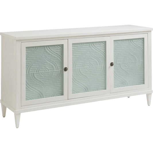 Turtle Point Buffet by Tommy Bahama Home in sea glass, ivory. Made from unique in a transitional style.