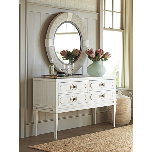 Delray Server by Tommy Bahama Home in ivory. Made from unique in a cottage & farmhouse style.