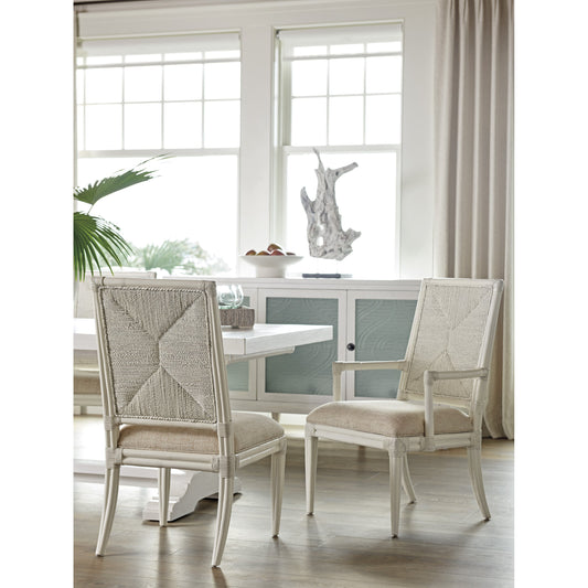 Regatta Arm Chair by Tommy Bahama Home. Made from textured in a transitional style.