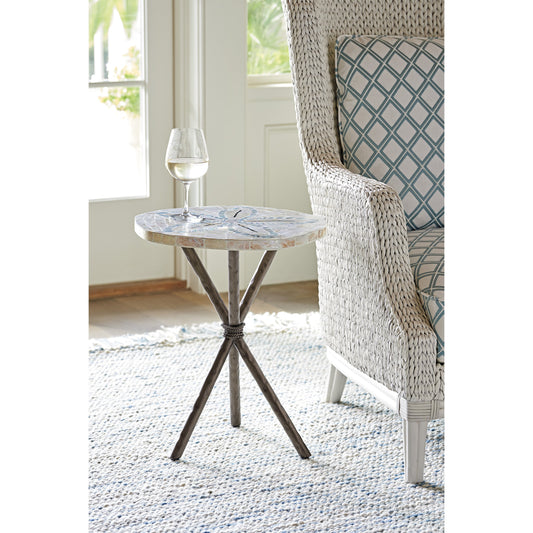 Sand Dollar End Table by Tommy Bahama Home. Made from unique in a coastal style.