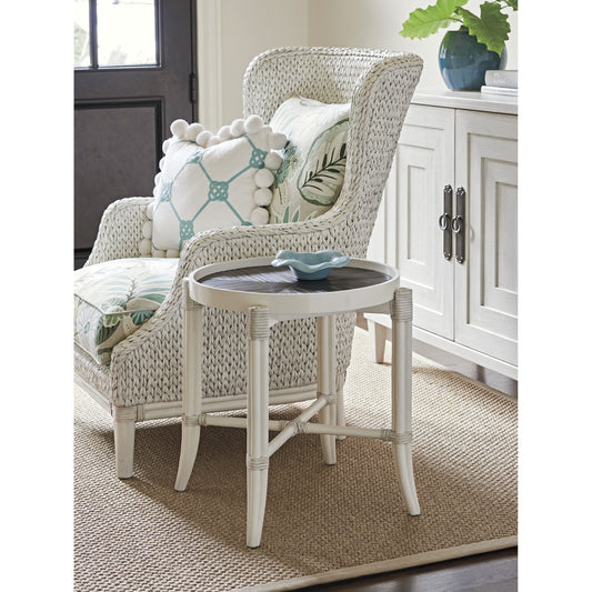 Neptune Round End Table by Tommy Bahama Home. Made from unique in a coastal style.