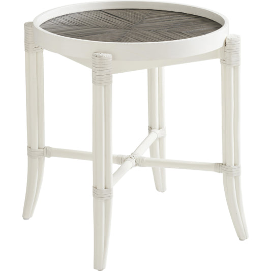 001 SR-836291 | Primary Silo | Neptune Round End Table by Tommy Bahama Home. Made from unique in a coastal style.