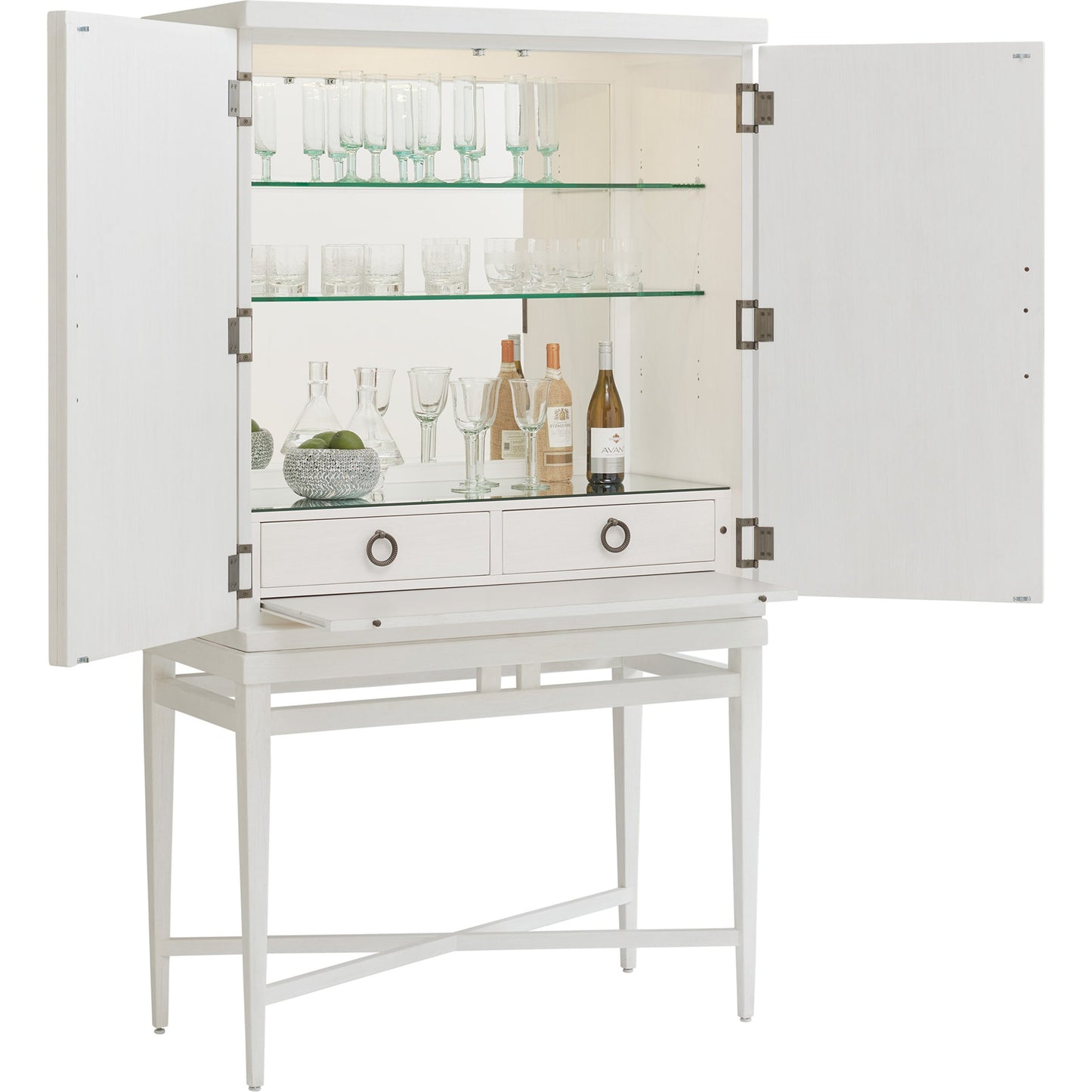 002 SR-836170 | Additional Silo | Jensen Beach Bar by Tommy Bahama Home in white. Made from unique in a transitional style.