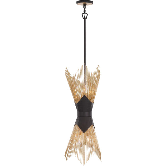 000 SI-2536886 | Primary Silo | Aristocrat 4 Light Foyer by Varaluz in bronze, brown. Made from steel in a unique style.