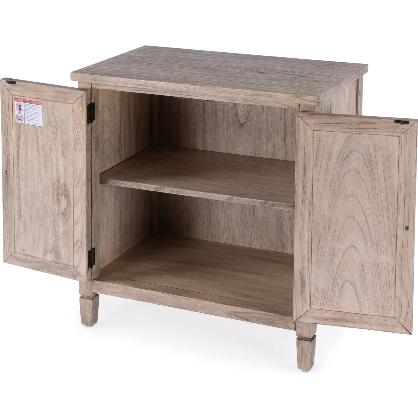 003 SI-2077820 | Additional Silo | Flagstaff 2 Door Cane Cabinet by Butler Specialty Company in natural and desert sand. Made from mindi wood : 20%, mindi veneer 20%, mdf : 60% in a cottage & farmhouse style.