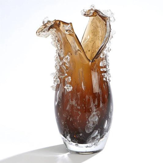 Dual Wave Vase by Global Views. Made from unique in a eclectic & global style.