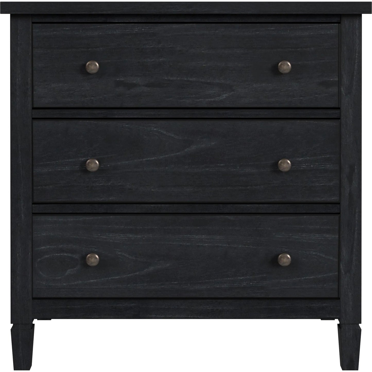 003 SI-2333929 | Additional Silo | Flagstaff 3-Drawer Dresser by Butler Specialty Company in black. Made from mindi wood, mindi veneer, mdf in a unique style.