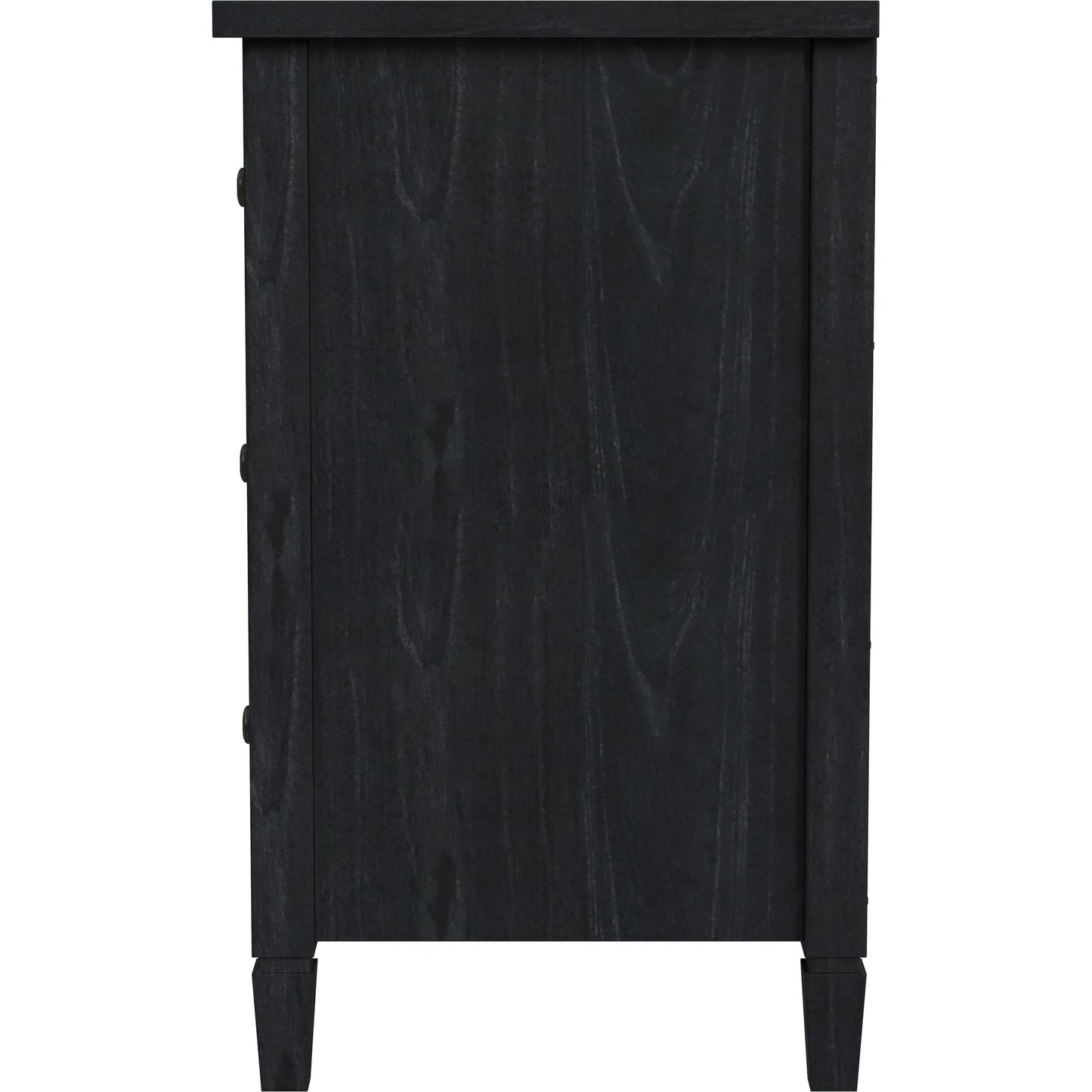 004 SI-2333929 | Additional Silo | Flagstaff 3-Drawer Dresser by Butler Specialty Company in black. Made from mindi wood, mindi veneer, mdf in a unique style.