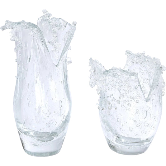 Dual Wave Vase by Global Views. Made from unique in a eclectic & global style.