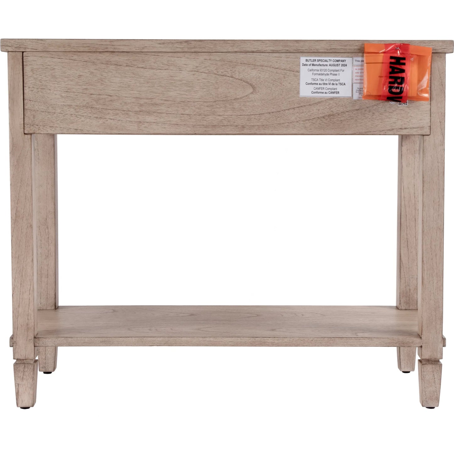 010 SI-2077823 | Additional Silo | Flagstaff 2 Drawer 36" Console Table by Butler Specialty Company in natural and desert sand. Made from mdf: 60%, mindi solids: 20%, mindi veneers: 20% in a cottage & farmhouse style.
