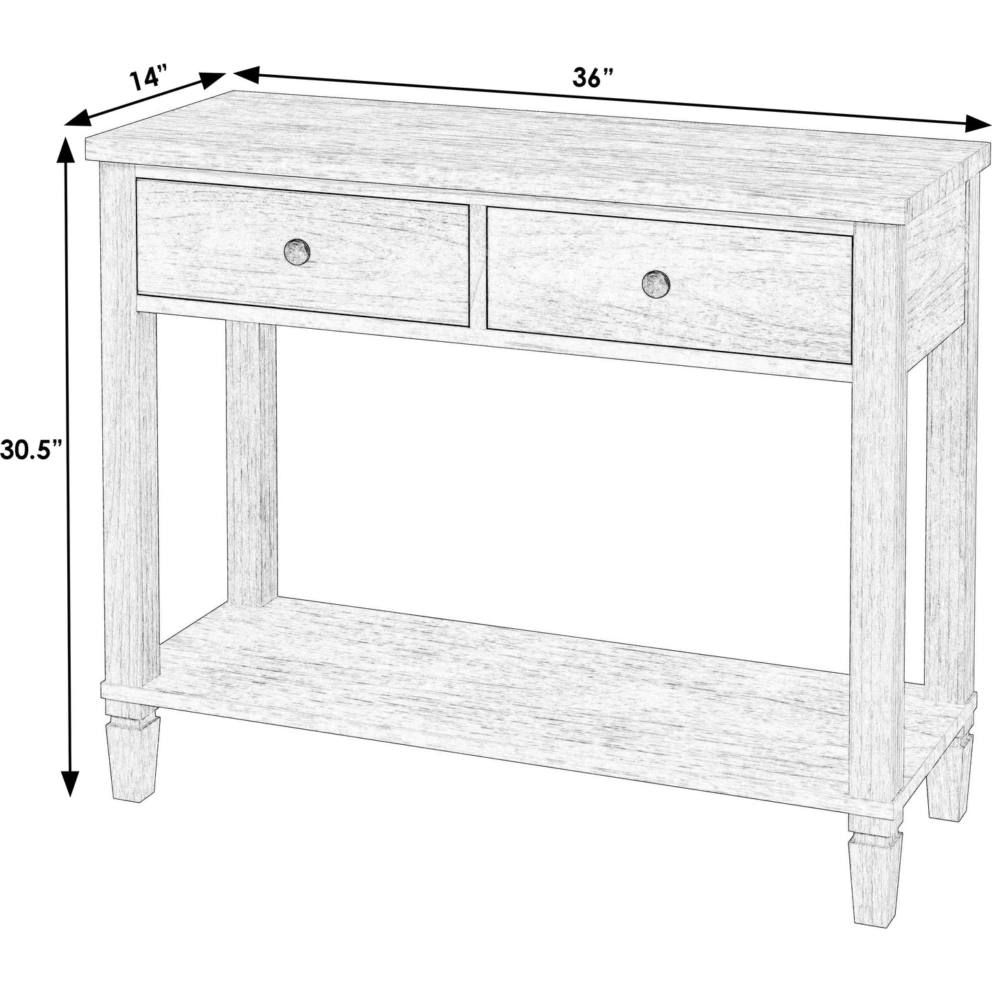002 SI-2077823 | Additional Silo | Flagstaff 2 Drawer 36" Console Table by Butler Specialty Company in natural and desert sand. Made from mdf: 60%, mindi solids: 20%, mindi veneers: 20% in a cottage & farmhouse style.