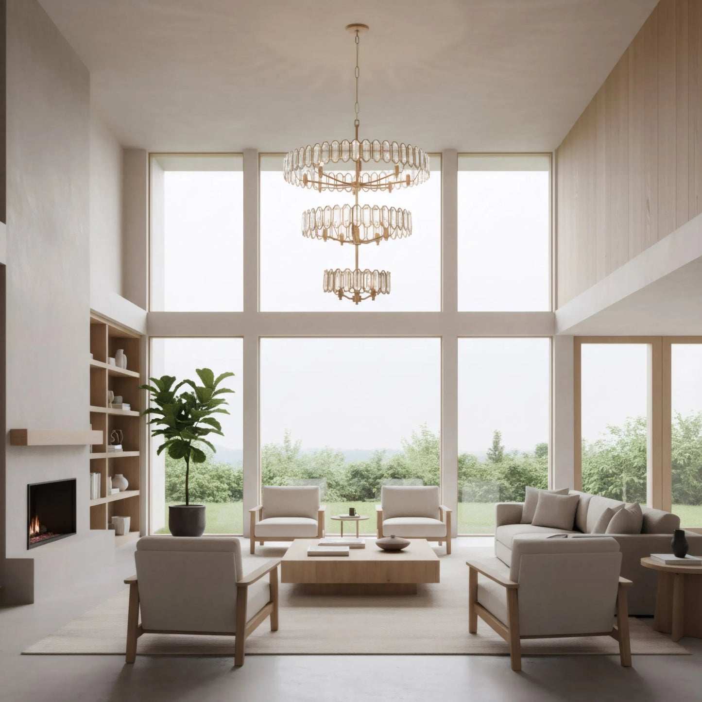 002 SI-2536977 | Lifestyle | Drama Club 16 Light 3 Tier Pendant by Varaluz in gold. Made from steel, crystal in a unique style.