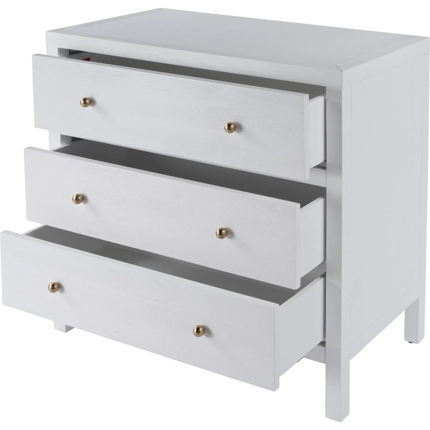 003 SI-2324927 | Unknown | Nora 3 Drawer Chest by Butler Specialty Company in white. Made from acacia wood, acacia veneer, solid pine, mdf in a unique style.