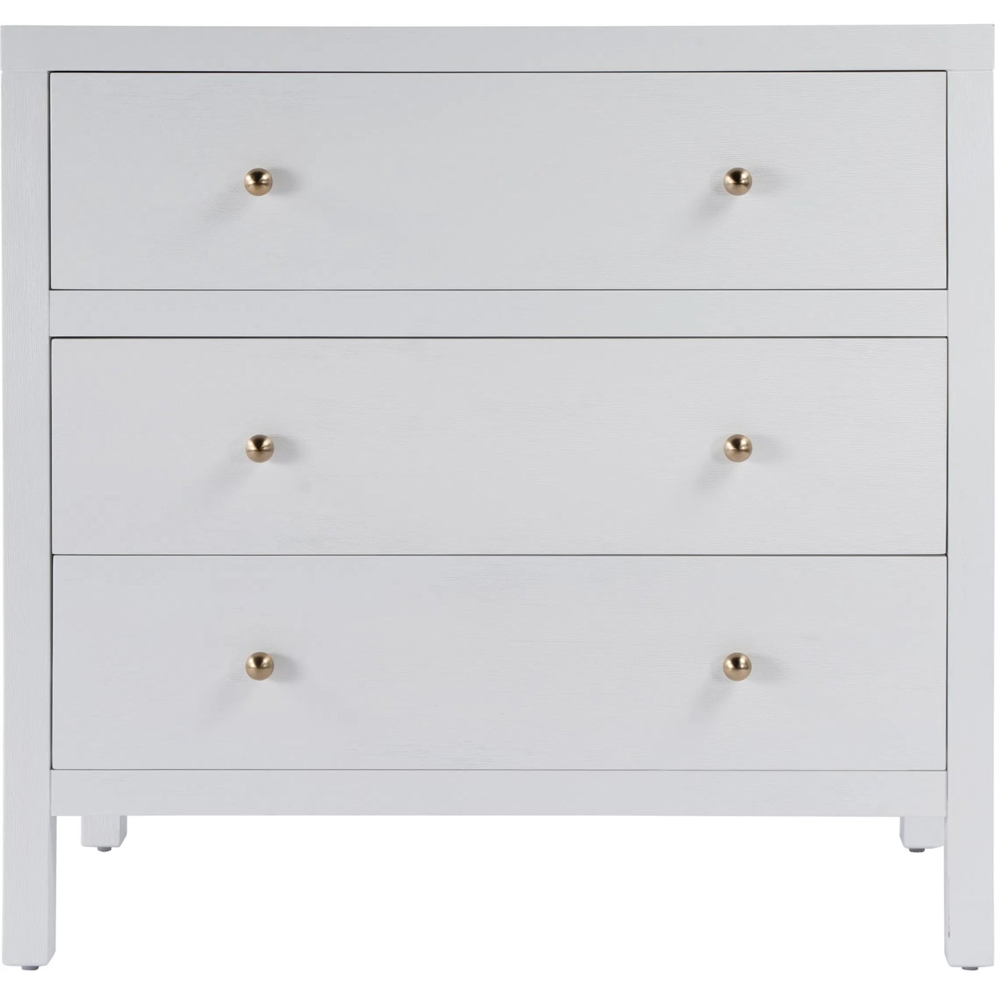 004 SI-2324927 | Unknown | Nora 3 Drawer Chest by Butler Specialty Company in white. Made from acacia wood, acacia veneer, solid pine, mdf in a unique style.
