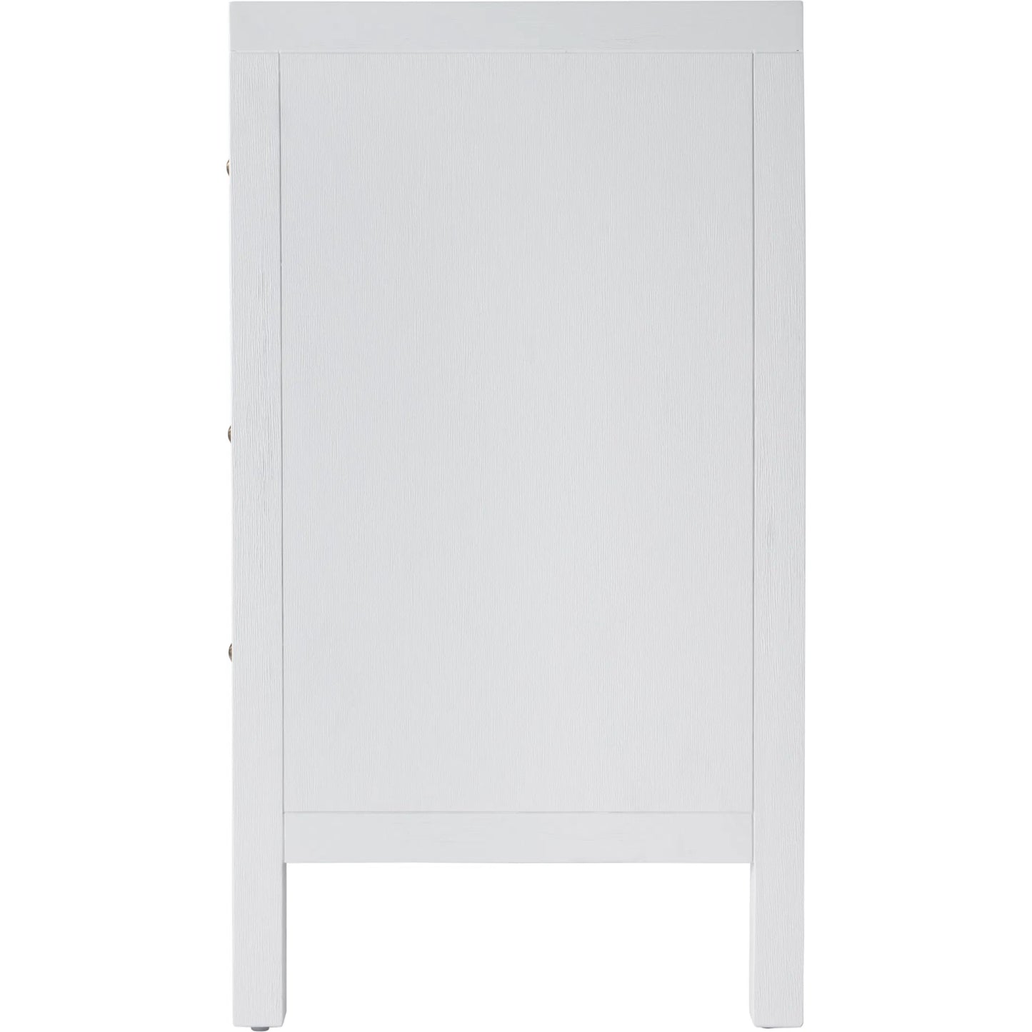005 SI-2324927 | Unknown | Nora 3 Drawer Chest by Butler Specialty Company in white. Made from acacia wood, acacia veneer, solid pine, mdf in a unique style.