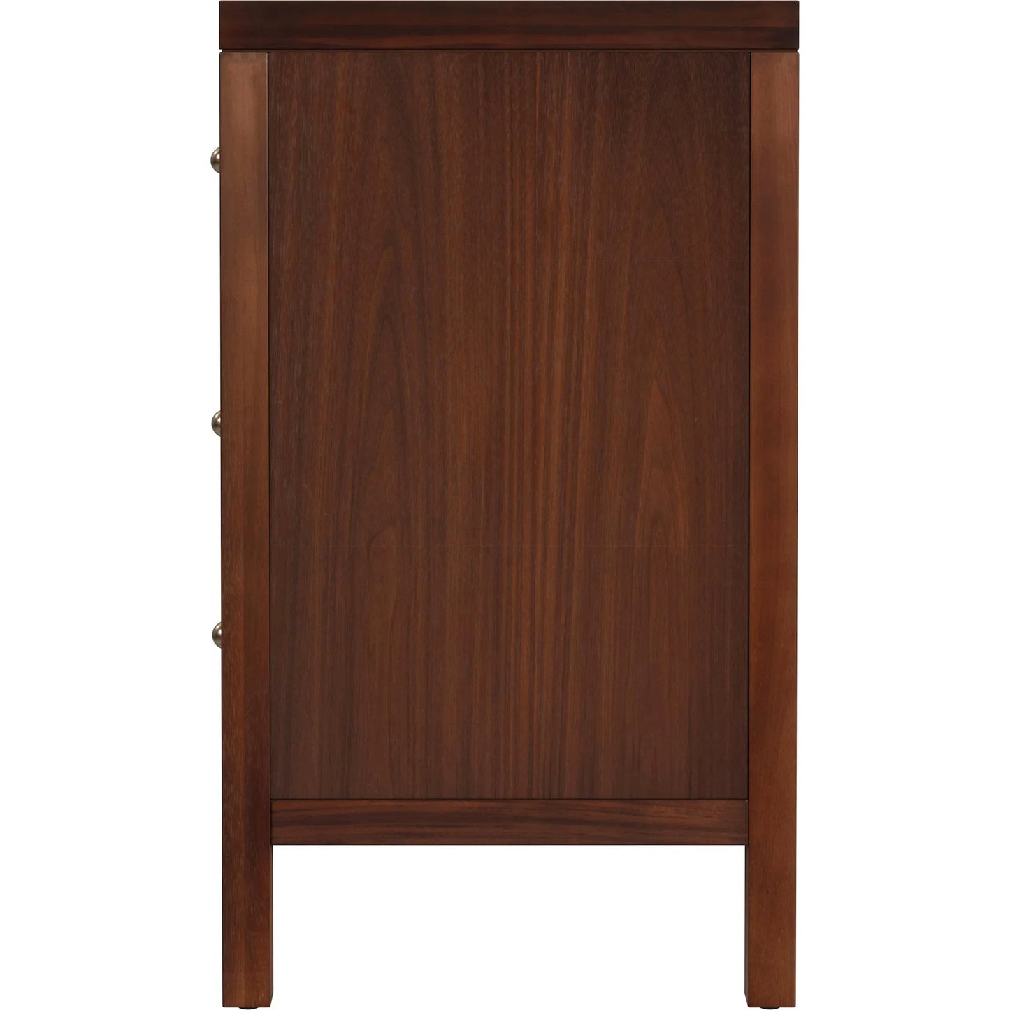 021 SI-2333993 | Unknown | Nora 3 Drawer Chest by Butler Specialty Company. Made from acacia wood, acacia veneer, mdf, pine wood and antimony metal hardware in a unique style.